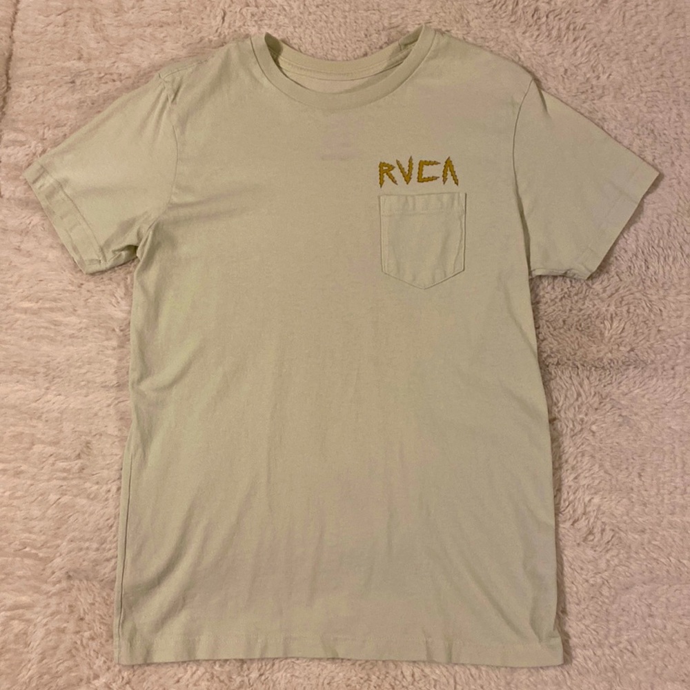 Mens Electric Tiger Design RVCA T-Shirt